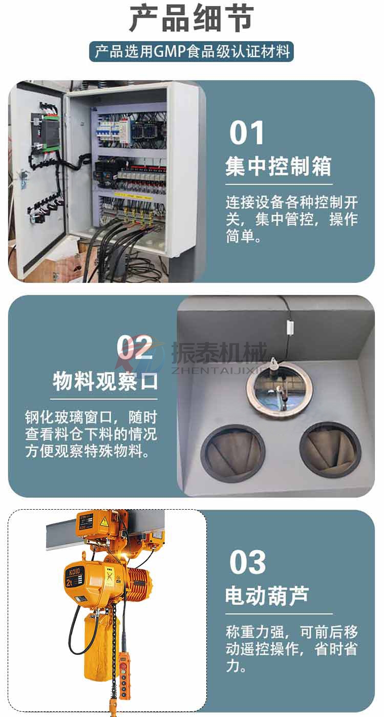 鈦白粉噸袋拆包機(jī)細(xì)節(jié)