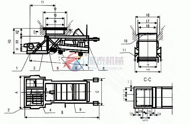 往復式給料機